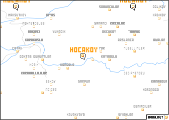 map of Hocaköy