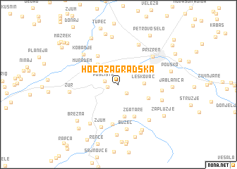 map of Hoča Zagradska