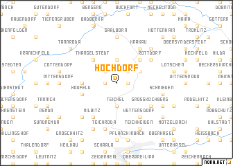 map of Hochdorf