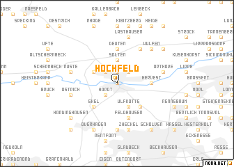 map of Hochfeld