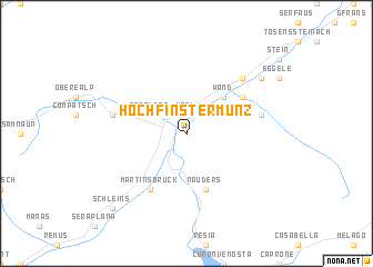 map of Hochfinstermünz