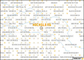 map of Hochglend