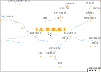 map of Hochkrumbach