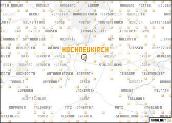 map of Hochneukirch