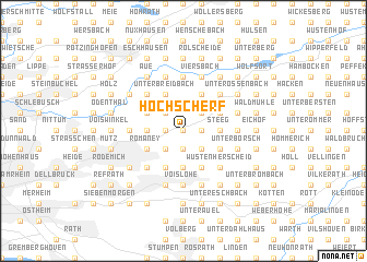 map of Hochscherf