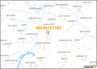 map of Hochstetten