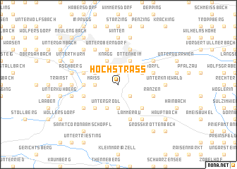 map of Hochstrass