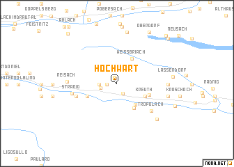 map of Hochwart