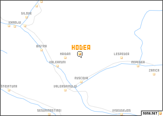 map of Hodea