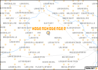 map of Hodeng-Hodenger