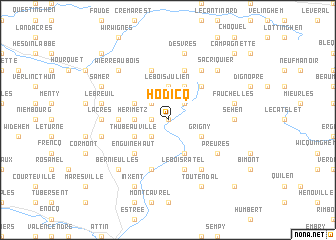 map of Hodicq