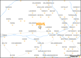 map of Hodiş