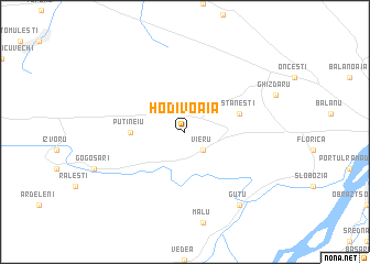 map of Hodivoaia