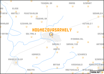 map of Hódmezővásárhely