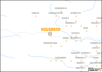 map of Hodobana