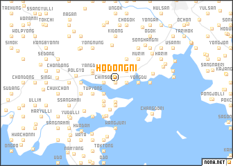 map of Hodong-ni