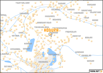 map of Hodūra