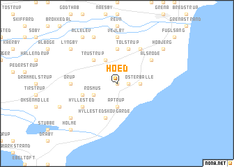 map of Hoed