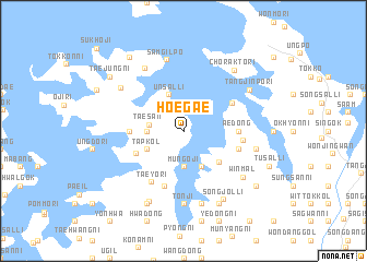 map of Hoegae