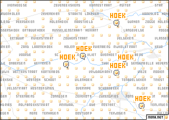 map of Hoek