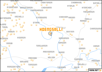 map of Hoengsal-li