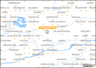 map of Hoenkoop