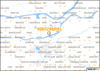 map of Hoenzadriel