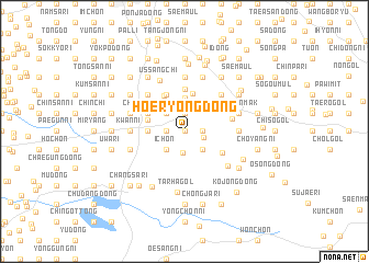 map of Hoeryong-dong