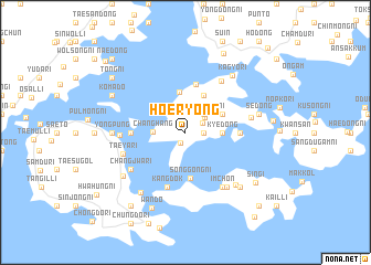 map of Hoeryong