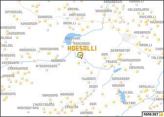 map of Hoesal-li