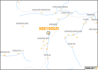 map of Hoeyang-ni