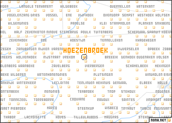 map of Hoezenbroek