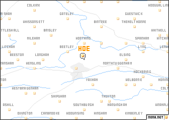 map of Hoe