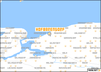 map of Hof Barendorf