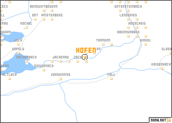 map of Höfen