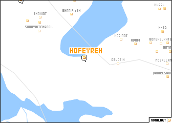 map of Ḩofeyreh