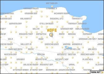 map of Hofe