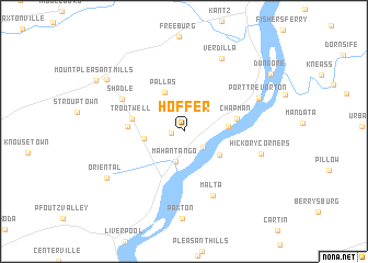 map of Hoffer