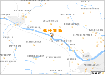 map of Hoffmans