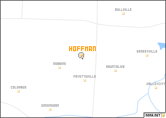 map of Hoffman