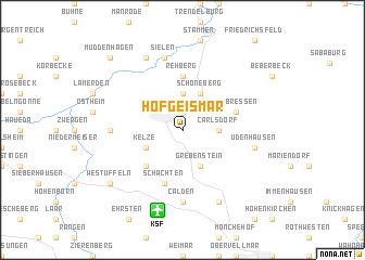 map of Hofgeismar