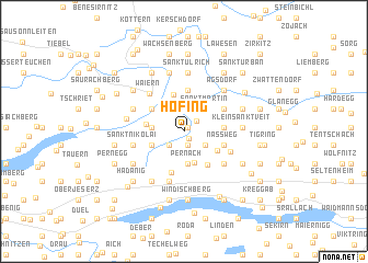 map of Höfing
