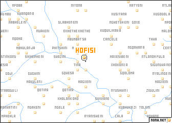 map of Hofisi