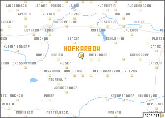 map of Hof Karbow