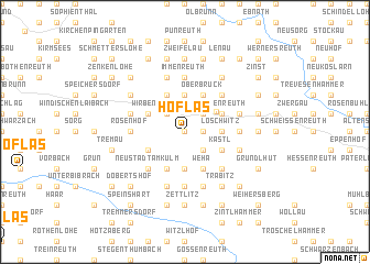 map of Höflas