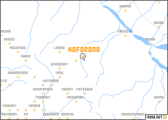 map of Hoforona