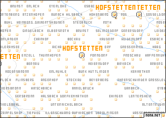 map of Höfstetten