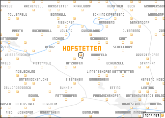 map of Hofstetten