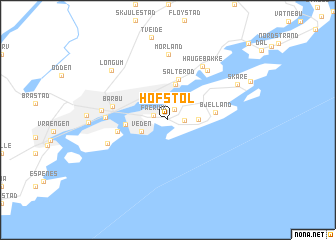 map of Hofstøl