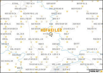 map of Hofweiler